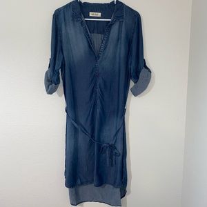 Bella Dahl Long Sleeve Jean wash dress